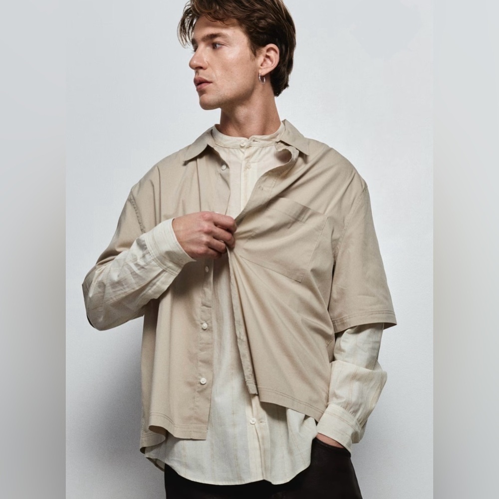 *NEW* Oversized Short-Sleeved Button Down Shirt